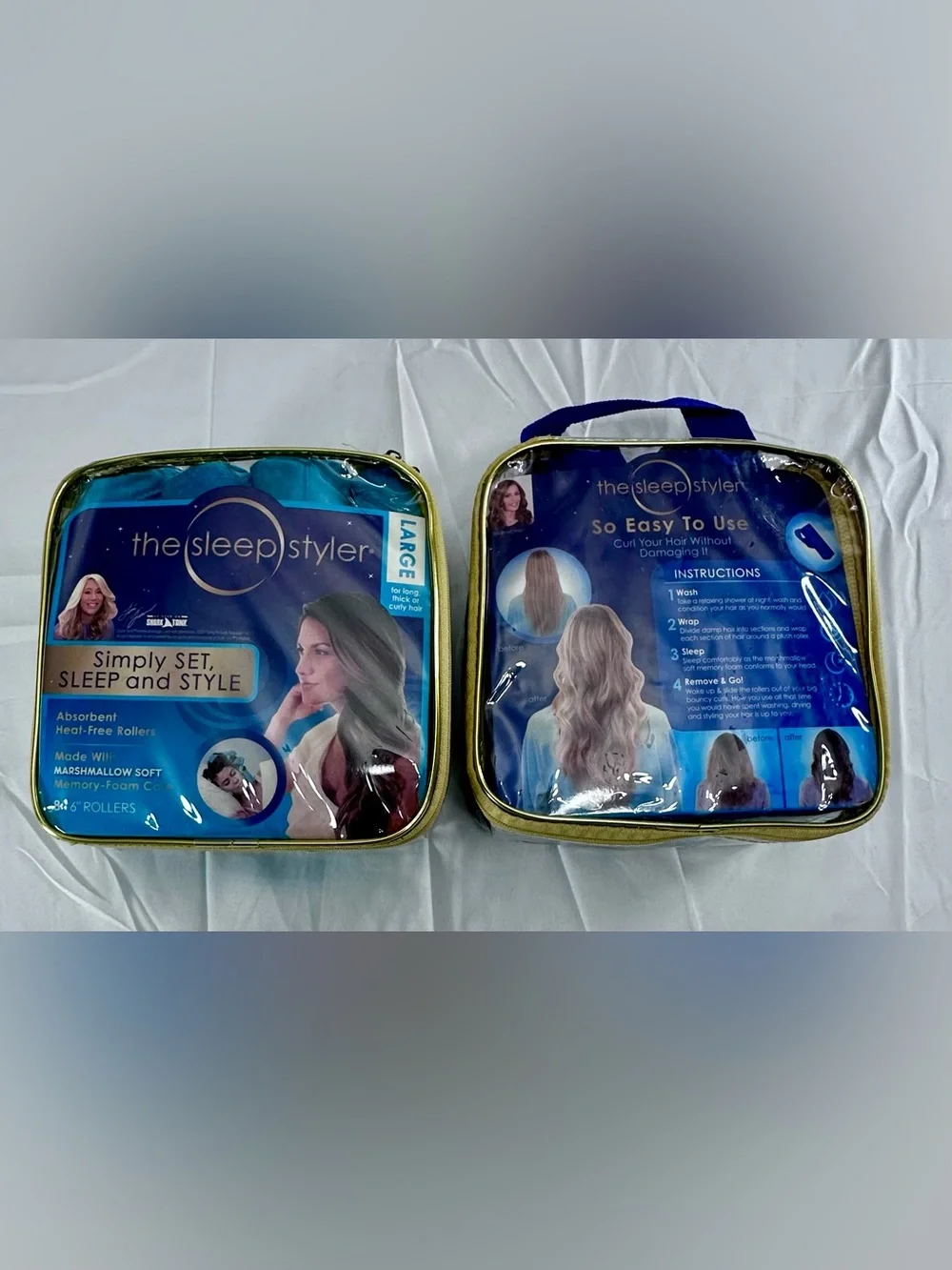 The Sleep Styler Large & Medium Hair Rollers